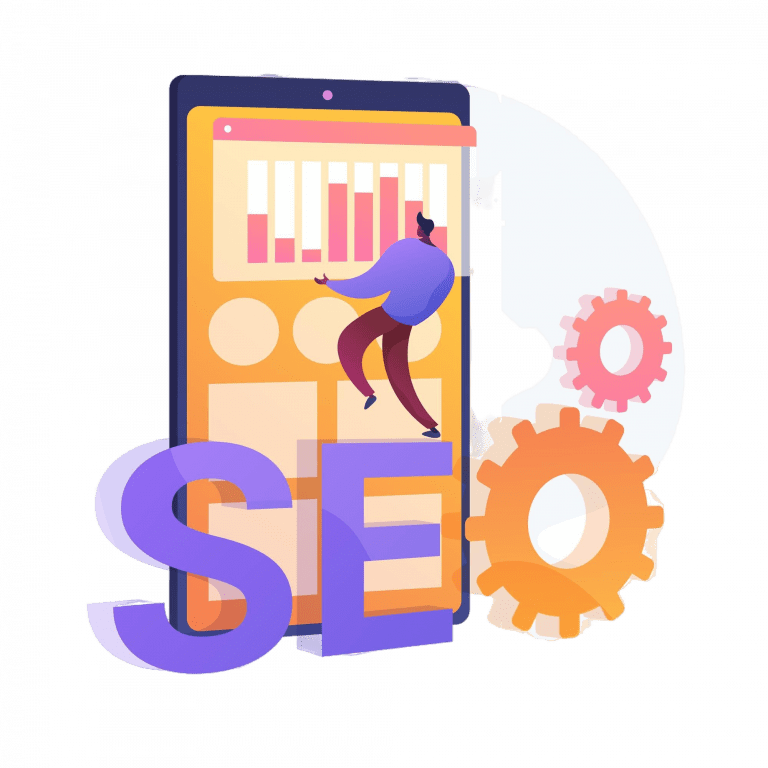 search engine optimization online promotion smm manager cartoon character mobile settings tools adjustment business platform website analysis vector isolated concept metaphor illustration